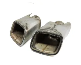 333-996450 Mercedes 2006-2011 Ml350 Ml450 4matic Rear Muffler Exhaust Tip Set/2 Chrome