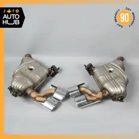 1644907001 Mercedes-benz 07-11 W164 Ml63 Amg Exhaust Muffler Mufflers Quad Tips Left And Right Oem