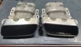 1664902027 Mercedes-benz Oem 2013 Gl550 X166 Left And Right Muffler Exhaust Tips Set Of 2