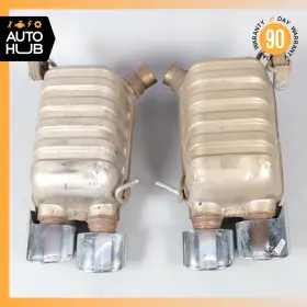 1714900521 Mercedes-benz 05-11 R171 Slk55 Amg M113 Exhaust Muffler Left And Right Assembly Oem