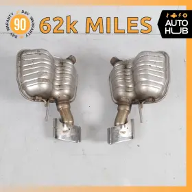 1714900527 Mercedes-benz R230 Sl550 Exhaust Mufflers Muffler Tips Assembly Set Of 2 Oem 62k