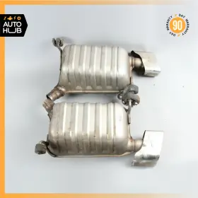 1714901127 Mercedes-benz 12-16 R172 Slk350 M276 Exhaust Muffler Mufflers Right And Left Oem