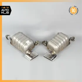 1724902121 Mercedes-benz 12-15 R172 Slk250 M271 Exhaust Muffler Mufflers Right And Left Set Oem