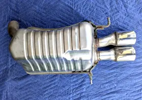 2034911091 Mercedes-benz 2003 2004 2005 2006 2007 W203 C230 C32 Exhaust Muffler Amg Sport Tips