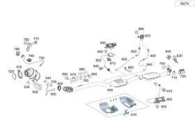 205-490-63-01 Mercedes-benz Genuine Exhaust System