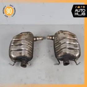 2074900235 Mercedes-benz 14-17 W207 E350 E400 Exhaust Muffler Mufflers Right And Left Set Oem