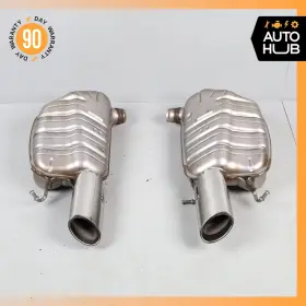 2074905121 Mercedes-benz 12-13 W207 E350 Rwd Exhaust Muffler Mufflers Right And Left Set Oem 49k