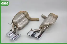 2114912000 Mercedes-benz 03-09 W211 E55 E63 Amg Exhaust Muffler Quad Tips Left And Right Oem