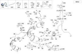 212-490-44-35 Mercedes-benz Genuine Exhaust Line