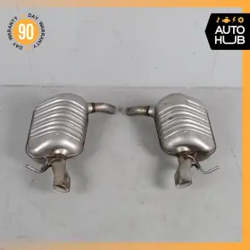 2124907960 Mercedes-benz 14-16 W212 E350 E400 Exhaust Muffler Mufflers Right And Left Set Oem 20k