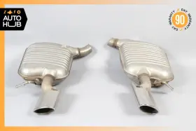 2124910100 Mercedes-benz W212 E350 Diesel Left And Right Side Exhaust Muffler Mufflers Oem 63k