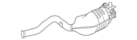 213-490-00-35 Mercedes-benz Genuine Muffler