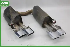 2154910700 Mercedes-benz 03-06 W220 S55 Cl65 Amg Exhaust Muffler Quad Tips Left And Right Oem