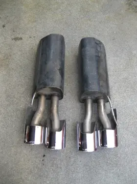 2154910800 Mercedes-benz 03-06 W220 S55 Cl55 Amg Sport Exhaust Muffler Quad Tips L And R