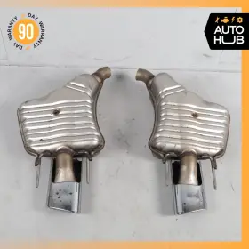2214911000 Mercedes-benz 2164902321 07-10 W216 Cl600 S600 Exhaust Muffler Mufflers Tips Set Oem