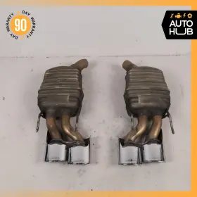 2164910600 Mercedes-benz 08-10 W221 S63 Cl63 Amg Exhaust Muffler Mufflers Tips Set Oem