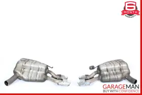 2194902421 Mercedes-benz 06-11 W219 Cls63 Amg Rear Right And Left Exhaust Muffler Dual Tips Oem