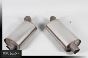 2204913200 Mercedes-benz 04-06 W215 Cl55 Amg Exhaust Central Resonator Mid Pipe Silencer Set Oem