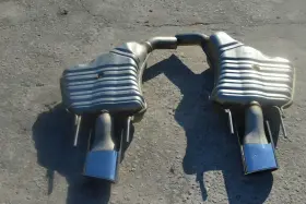 2214910900 Mercedes-benz 07-09 W221 S600 V12 Left And Right Exhaust Muffler Mufflers Pair Oem #2