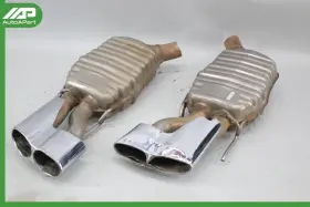 2214912700 Mercedes-benz 06-14 W221 S65 Cl65 Amg Sport Rear Exhaust Muffler Tips Set Of 2 Oem