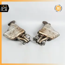 2214916900 Mercedes-benz 12-13 W221 S550 Exhaust Muffler Mufflers Right And Left Set Oem