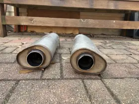 2224901201 Mercedes-benz 2x Exhaust Resonators Left And Right S-class S550 W222 14-17