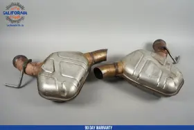 2304912000 Mercedes-benz 03-08 R230 Sl55 Amg Exhaust Central Resonator Mid Pipe Silencer Oem