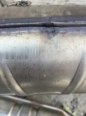 2xa2044901356 Mercedes-benz W204 C63 Amg Catalytic Converter