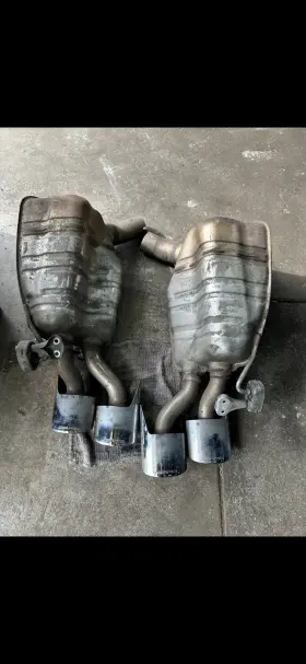 A2114911900 Mercedes-benz 2003-2009 W211 E55 E63 Amg Exhaust Mufflers Quad Tips Oem