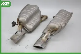 A2114912901 Mercedes Benz 07-09 W211 E320 E550 Rear Left And Right Side Exhaust Muffler Set Oem