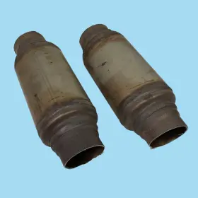 A2124900401 Mercedes-benz Front Exhaust Resonator Pipe Silencer Set Pair Oem 10-11 W212 E63 Amg