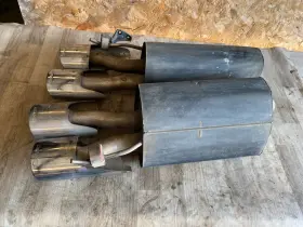 A2204913400 Mercedes Benz Mercedes-benz S55 Cl55 03-06 Rear Back Left &right Side Exhaust Muffler Amg Tip