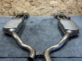 A2214900601 Mercedes-benz S63 Amg W221 11-13 Oem 5.5l Left And Right Exhaust Muffler With Tip Set 62k