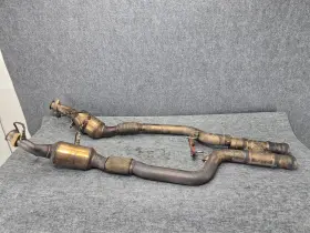A2224902736 Mercedes-benz Exhaust Muffler Resonator Pipe Set W222 S63 Amg Oem