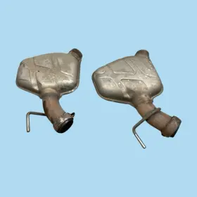 A2304912000 Mercedes-benz Exhaust Resonator Silencer Set Oem 03-08 R230 Sl55 Amg