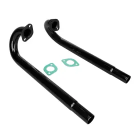 305683 Mid America Motorworks 1963-1979 Vw Beetle Bus Ghia J-tubes Black Heater Delete 1300-1600