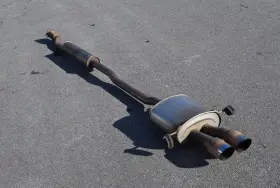 7635742 Mini Cooper Jcw Exhaust Muffler John Works R56 Genuine Oem 2007-2013