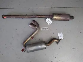 333.co1c02 Mini Cooper S Pair Of Mufflers Aftermarket System 2002 2003 2004