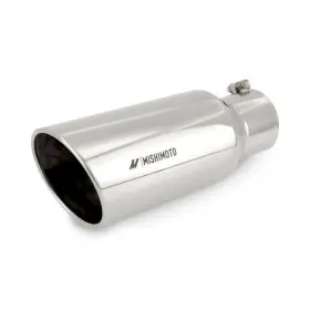 Mmexh-tip-dsl56 Mishimoto Universal Steel Muffler Tip 5in Inlet 6in Outlet - Polished