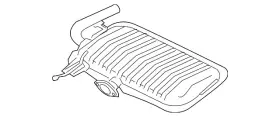 1571a917 Mitsubishi Genuine Exhaust Muffler