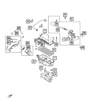 68313828aa Mopar Genuine Isolator