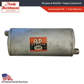 860451 Mopar 1936-1941 Plymouth Deluxe 6-cylinder Exhaust Muffler Resonator Nos