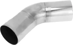 Motoforti 240926000140 2 Inch Od 45 Degree Mandrel Exhaust Tube Car 2inch Silver Tone