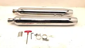 6553995 Motorcycle 2000 Harley Davidson Take Off Muffler 96-05 Touring