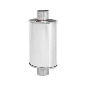 Gg4234 Motorfastracing 2.5ftft Ultra Quiet Muffler Resonator 2.5 In 304s Exhaust Vibrant 2.5in