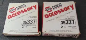 35337 Napa Exhaust System 2 1/2 Inch Heavy Duty Clamps Nos Pk