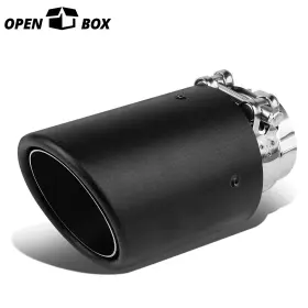 Npm54137 Newpoint Motor Open Box 2.4 Inch Inlet 3.5 Slant Tip Fiberglass Covering High-flow Muffler Exhaust