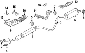 20100-7lg0a Nissan Genuine Muffler