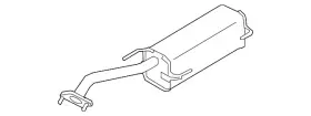 20100-zr81a Nissan Genuine Exhaust Muffler