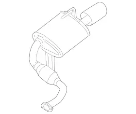 20100-zy70a Nissan Genuine Muffler